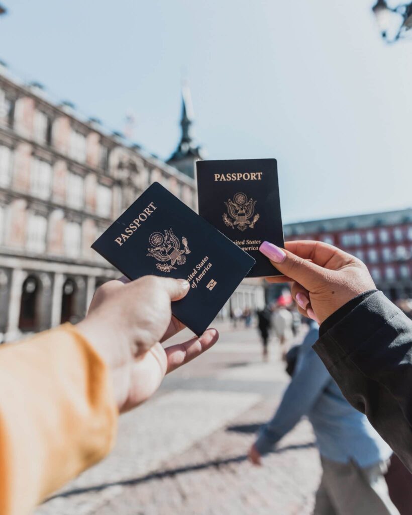 Passeport pour voyager sur le territoire américain