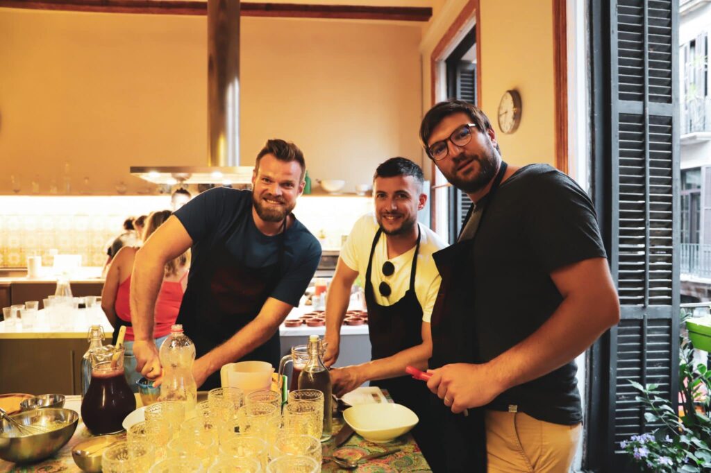 Préparation de la sangria