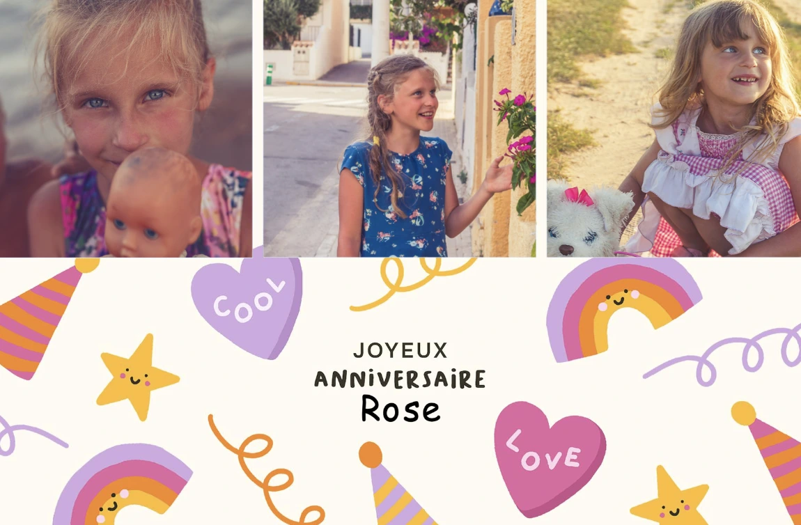 Joyeux anniversaire Rose