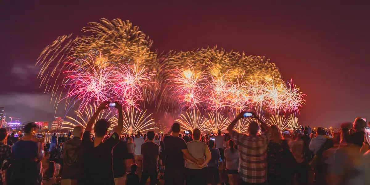 lieux insolites pour Nouvel An avec feux d'artifice