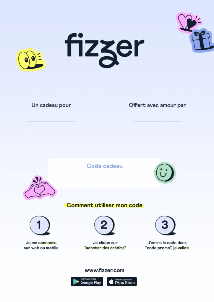 Carte cadeau Fizzer
