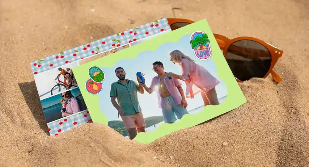 Carte postale de vacances | Fizzer