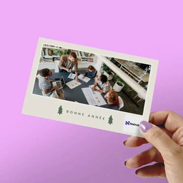carte postale fizzer b2b noel