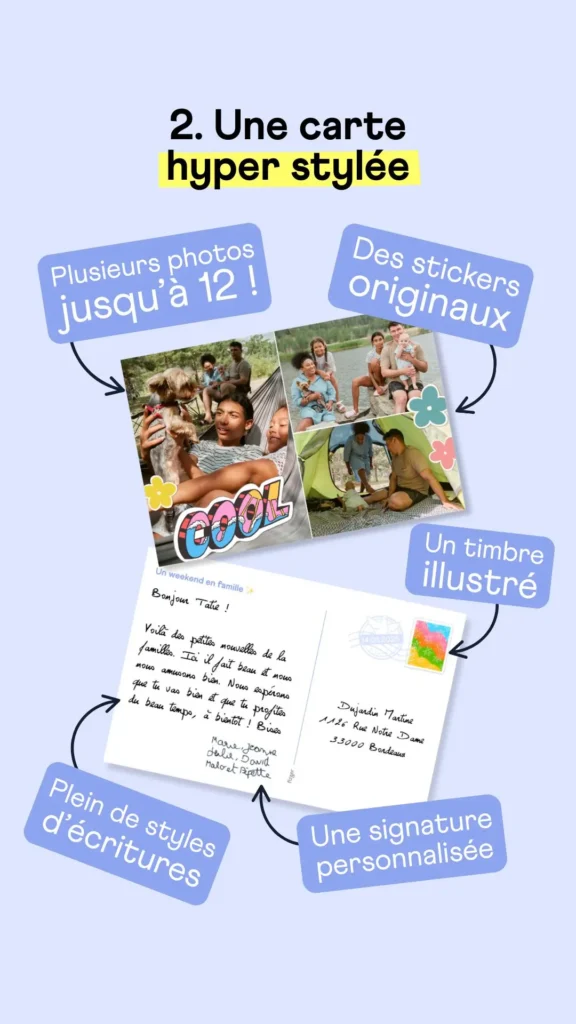 3 façons de faire une carte postale avec Fizzer
