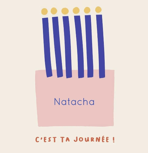 Choisir une police d'écriture pour le prénom sur une carte d'anniversaire