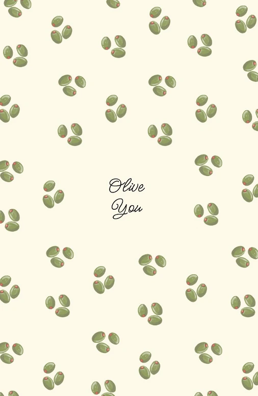 Carte pour un Olivier : jeu de mot "Olive you"