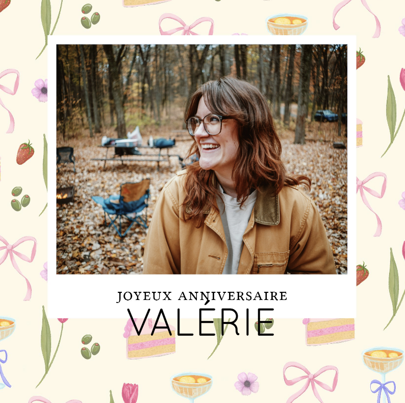 Joyeux anniversaire Valérie : carte pour lui dire