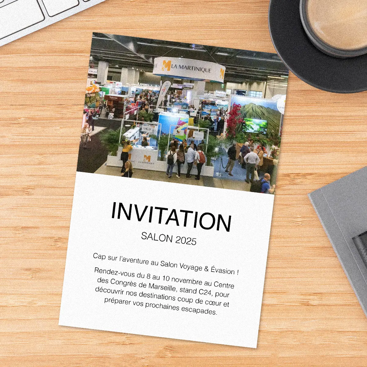 carte entreprise invitation