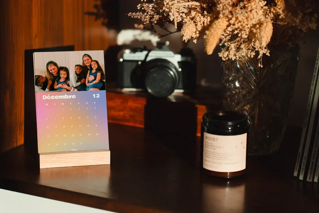 Calendrier personnalisable pour Noël