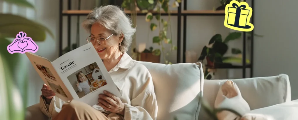 Une gazette, petite histoire pour la fête des grands-mères