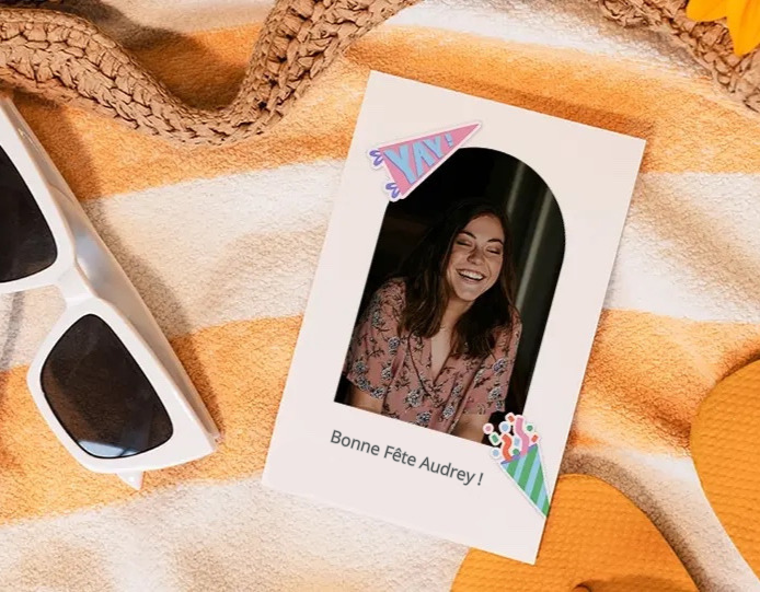 Carte de Bonne Fête Audrey à personnaliser