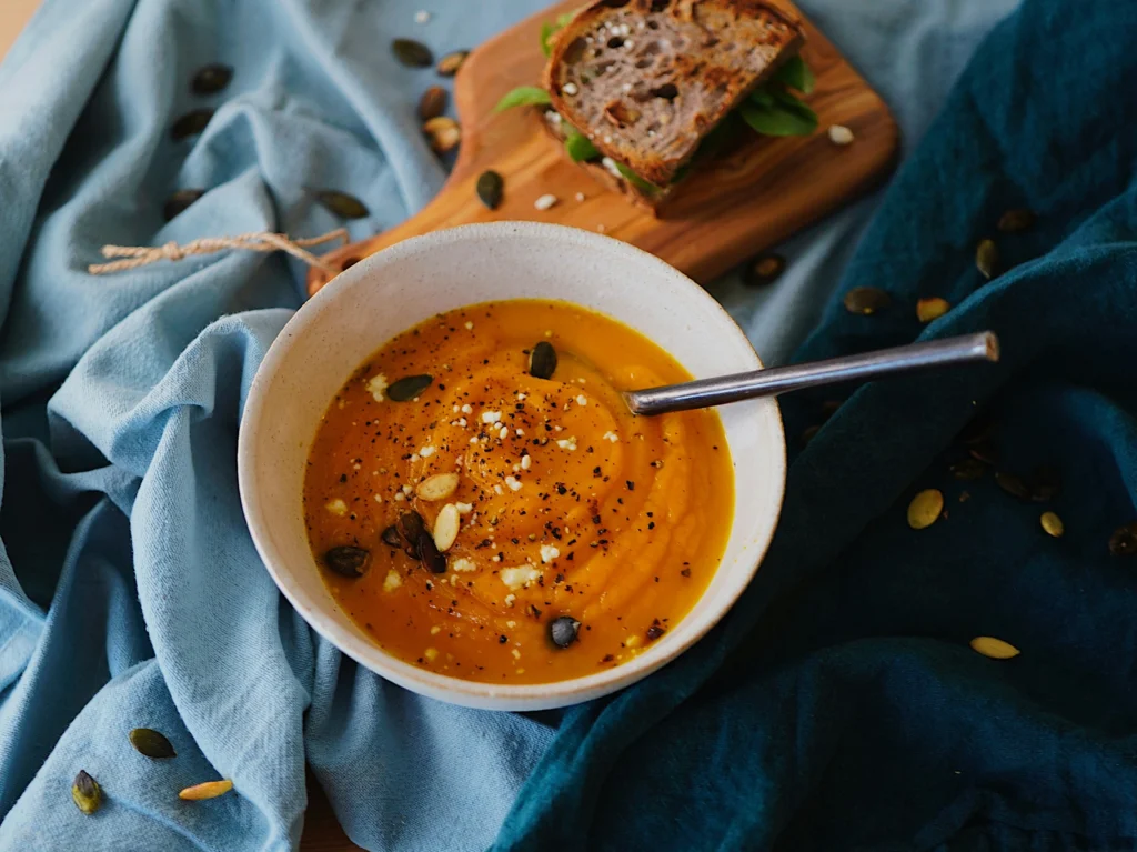 Faire un pique-nique de saison avec une soupe de butternut