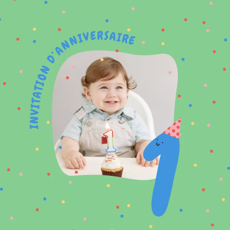 invitation-anniversaire-1-an Invitation pour anniversaire 1 an