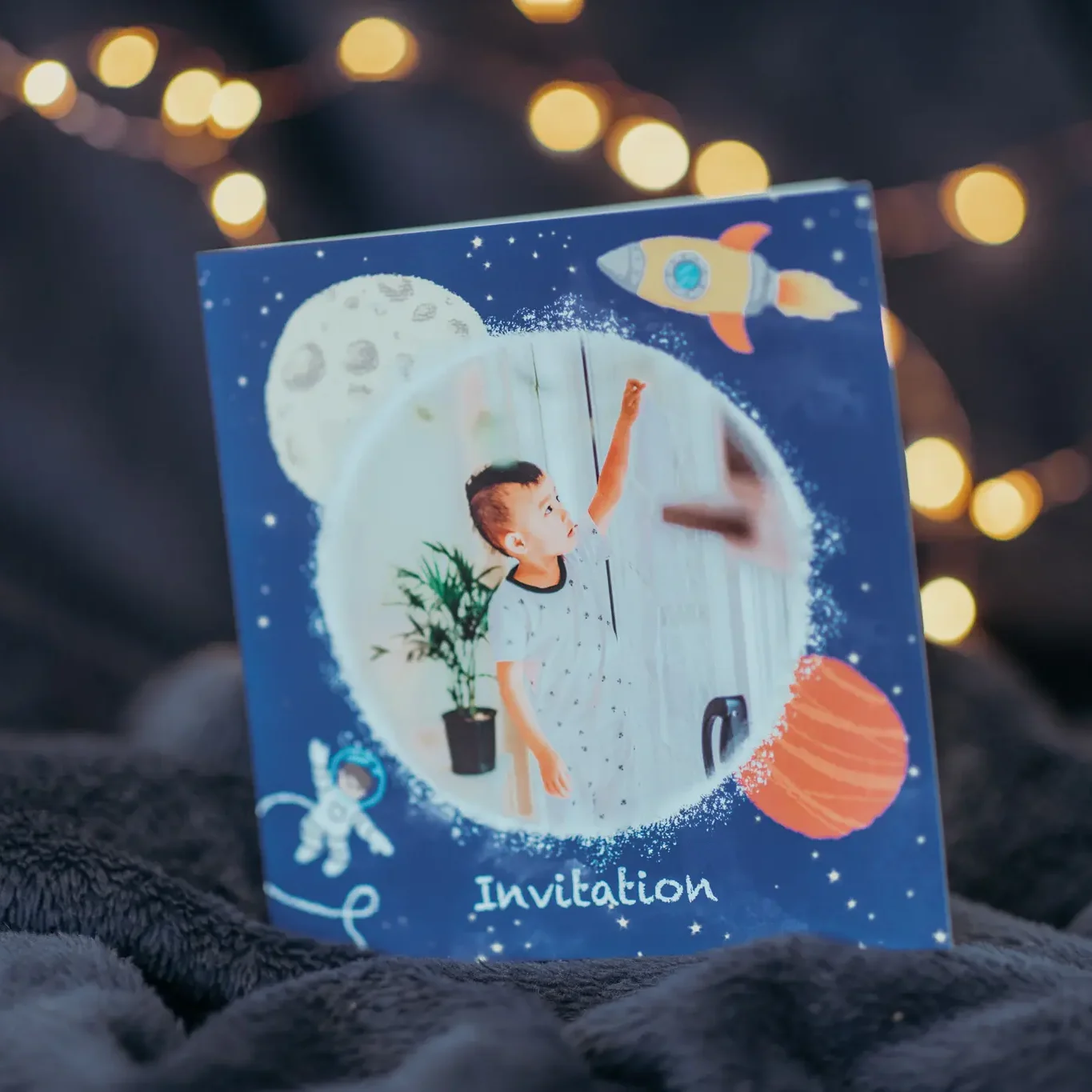 carte invitation anniversaire star wars