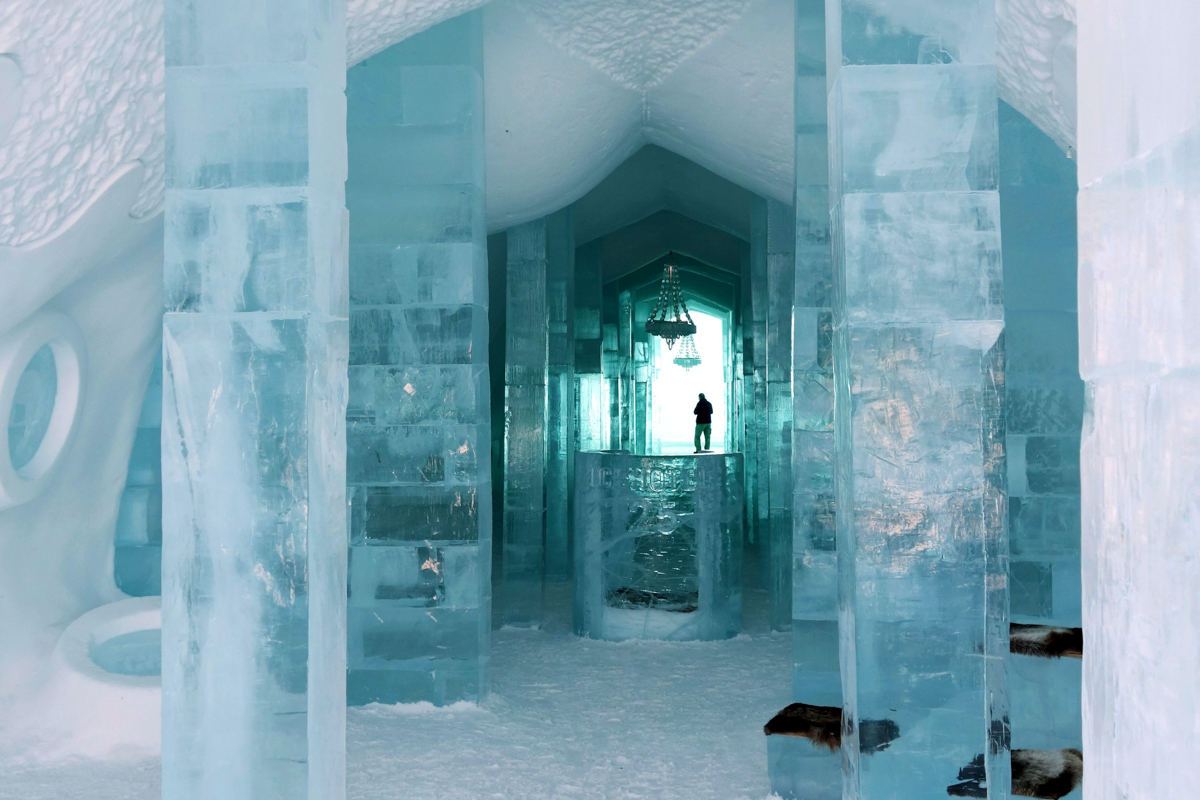 Hebergement insolite Ice Hotel en Suede