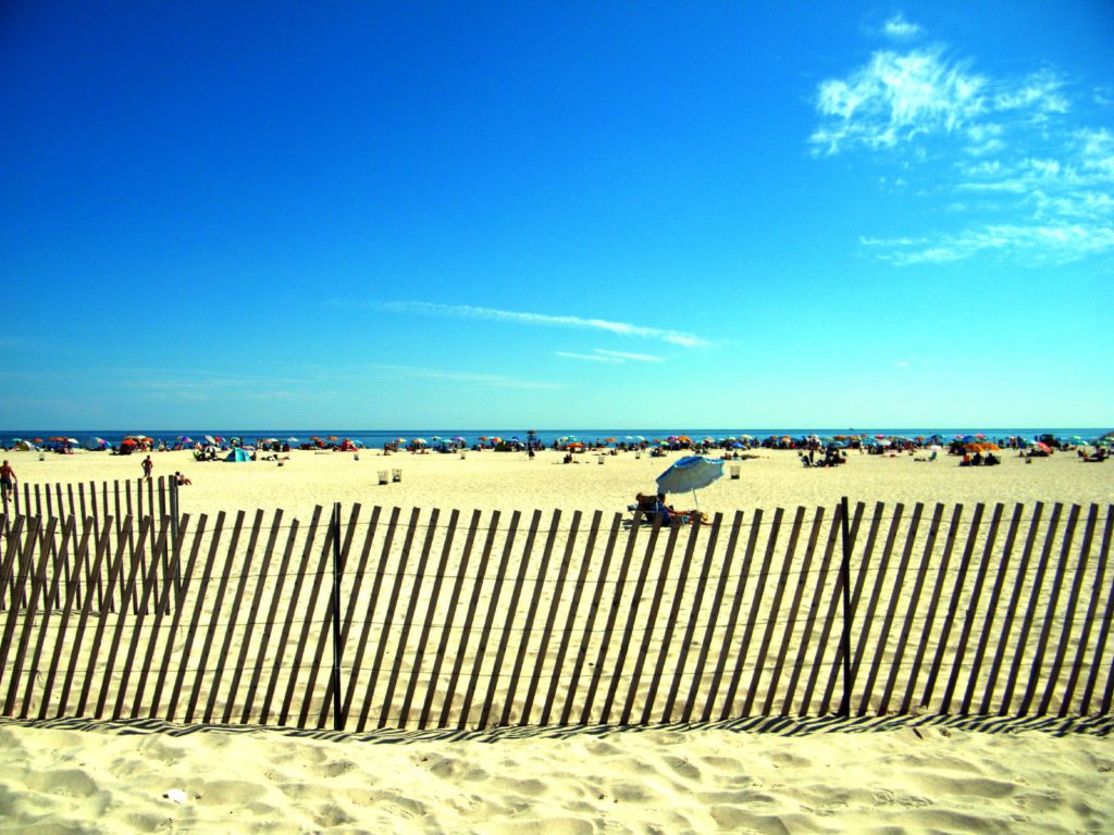 Strand auf Long Island, entdeckt während eines Roadtrips in den USA