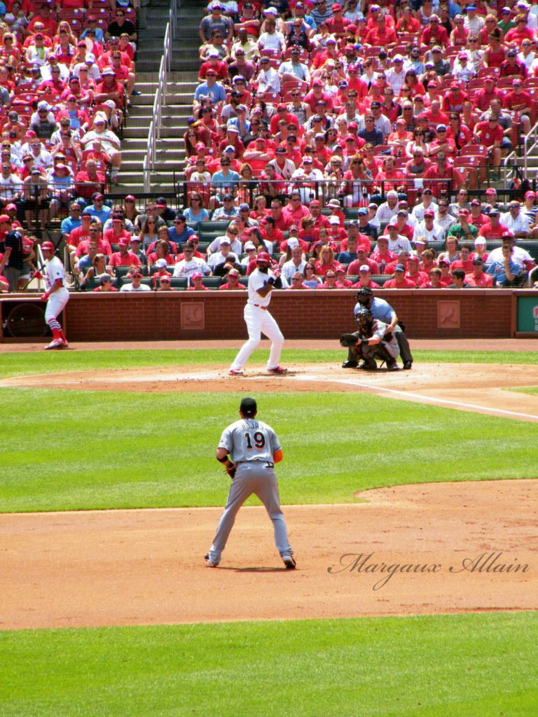 Baseballspiel St. Louis Missouri Busch Stadium