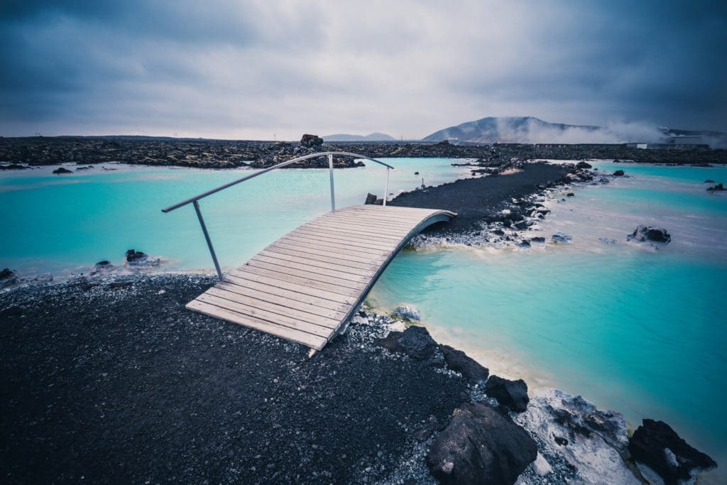 Blaue Lagune in Island – Ungewöhnlicher Ort, um Ihren Geburtstag zu feiern und dort eine Postkarte zu gestalten.