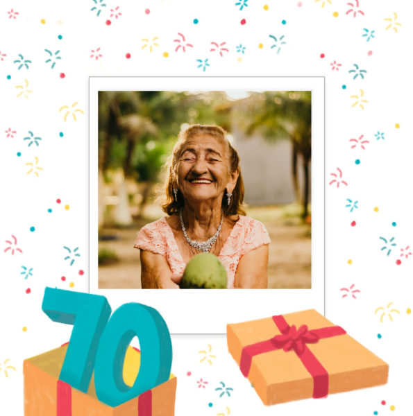 carte anniversaire 70 ans cadeau