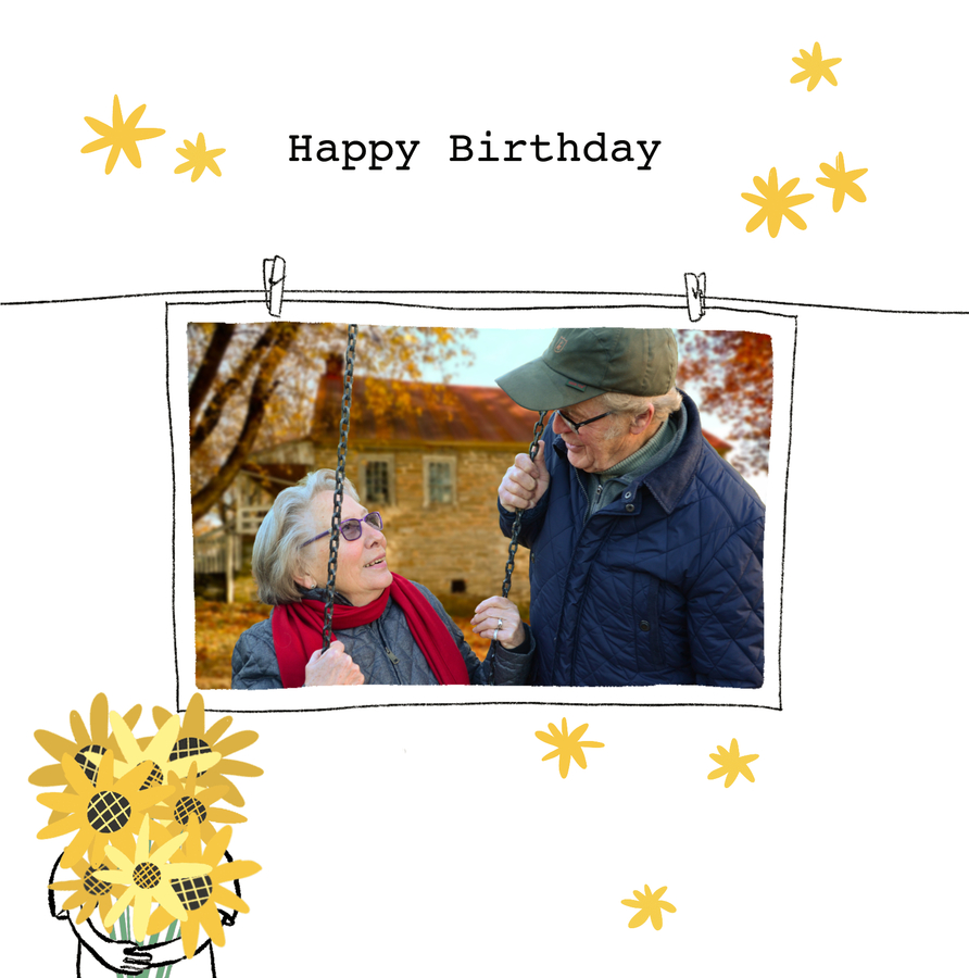 70th birthday card