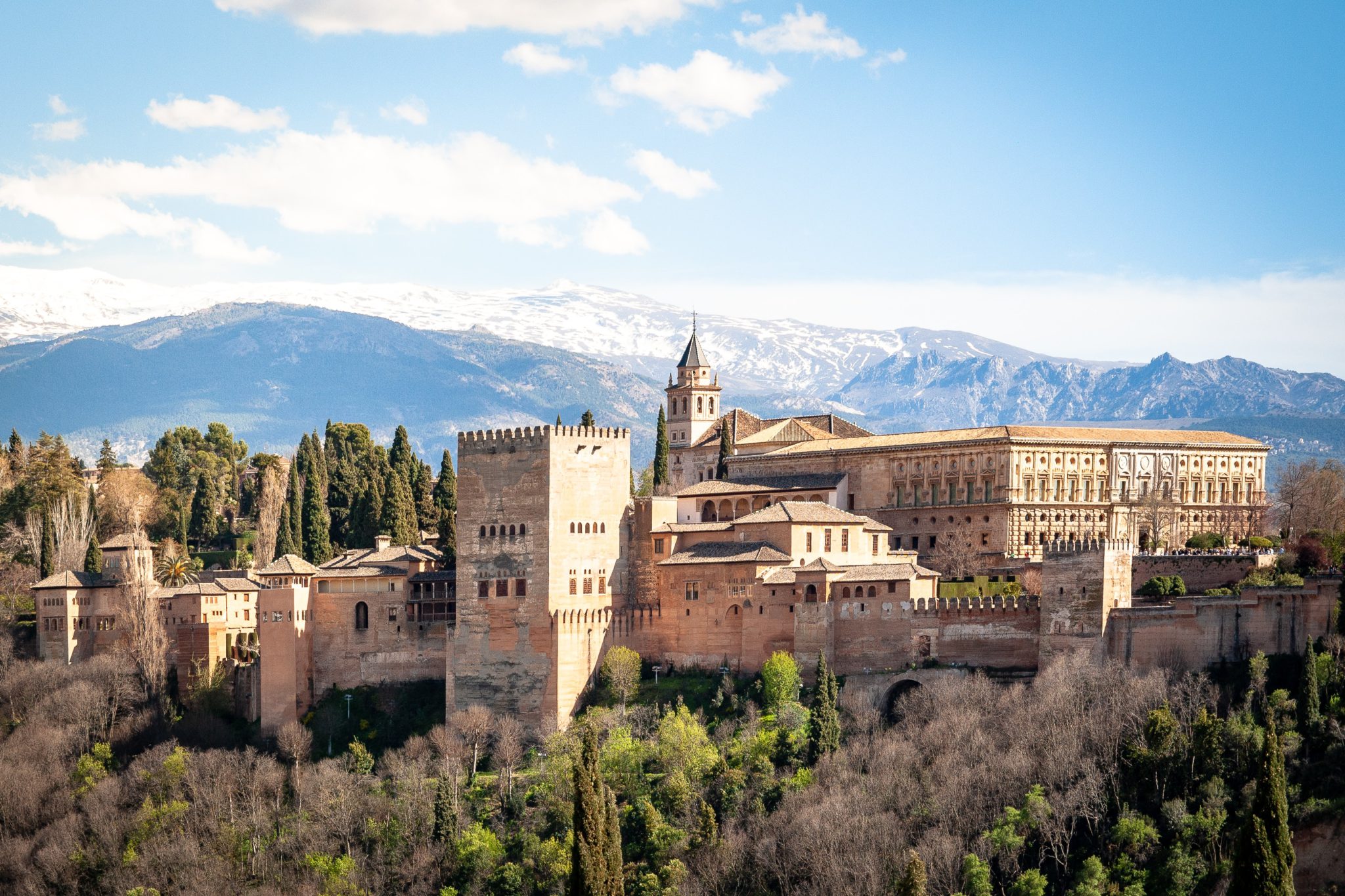 Alhambra maurische Stadt in Andalusien Spanien