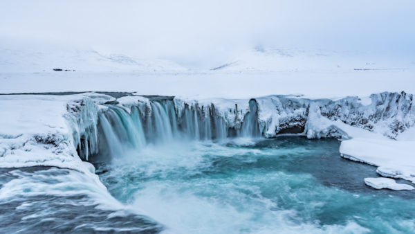 Goðafoss-Wasserfall in Nordisland