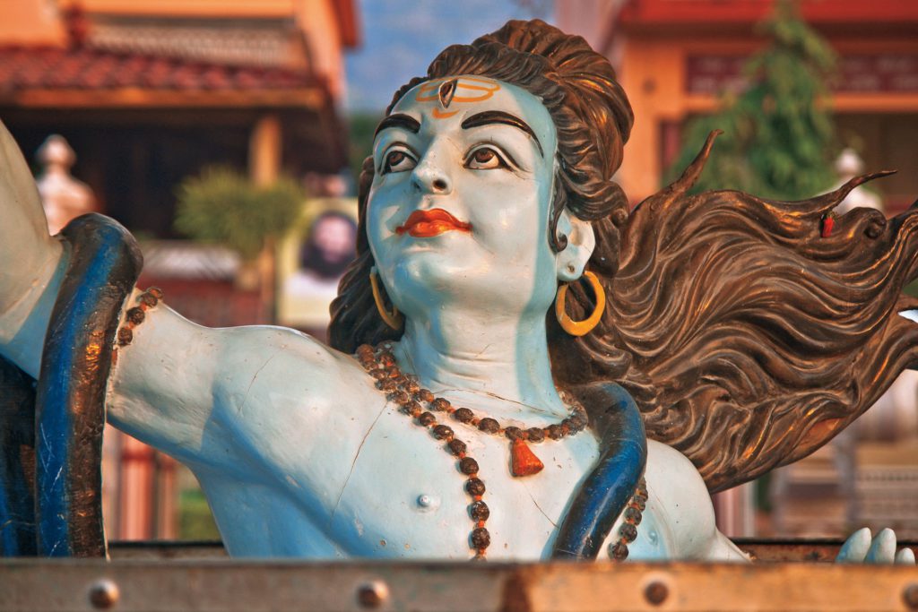 Gottesstatue, Indien, Rishikesh