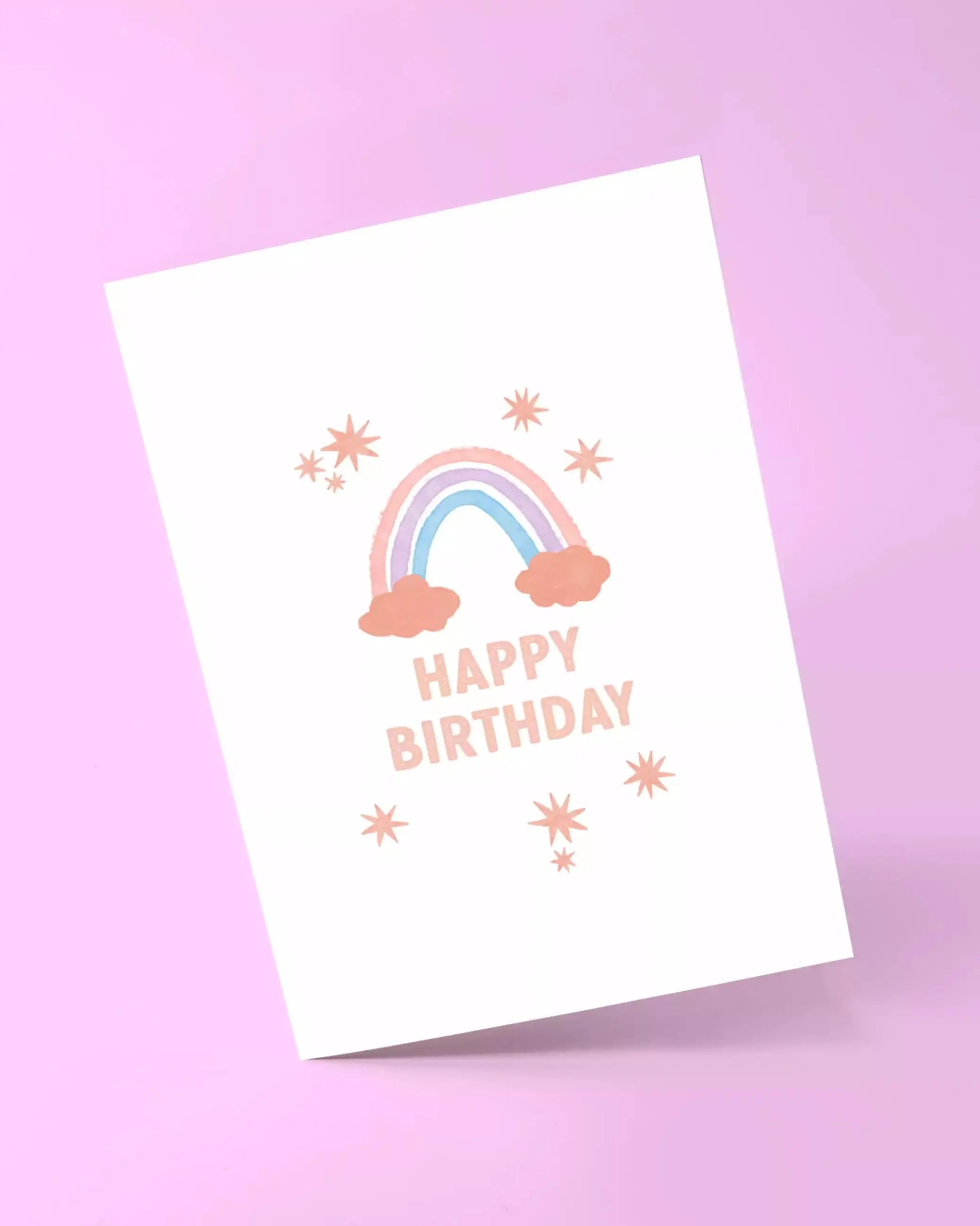 children's birthday card with sweets and Fizzer envelope