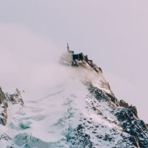 Aiguille du Midi im Mont Blanc Chamonix