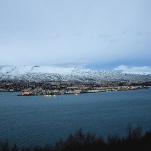 Trollaskagi-Ansicht von Akureyri