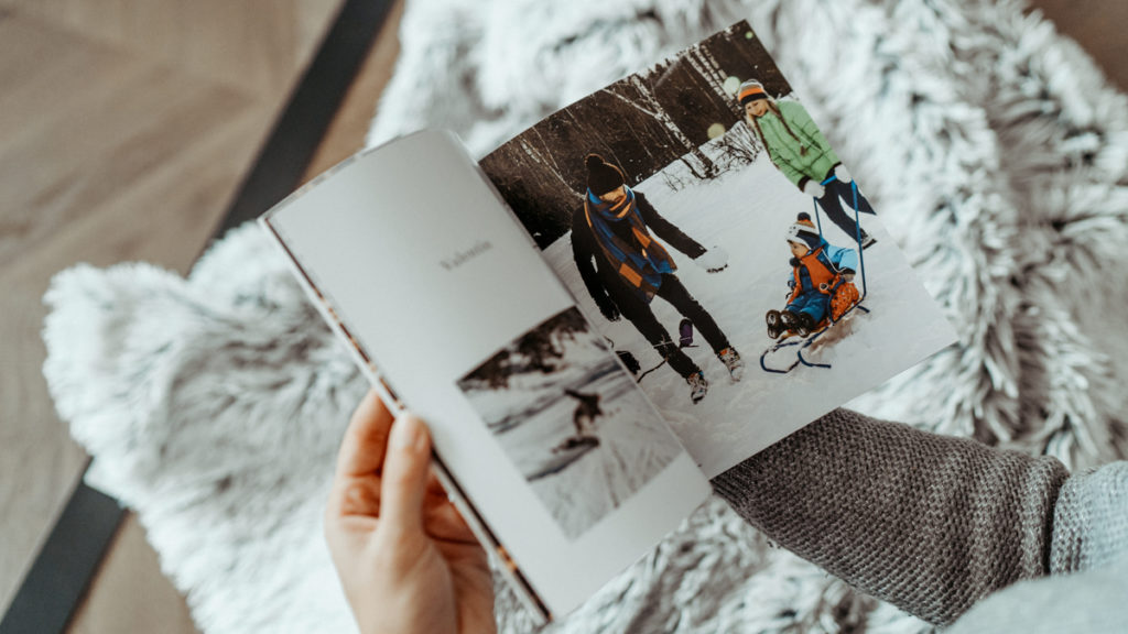 Personalisiertes Ski-Fotoalbum