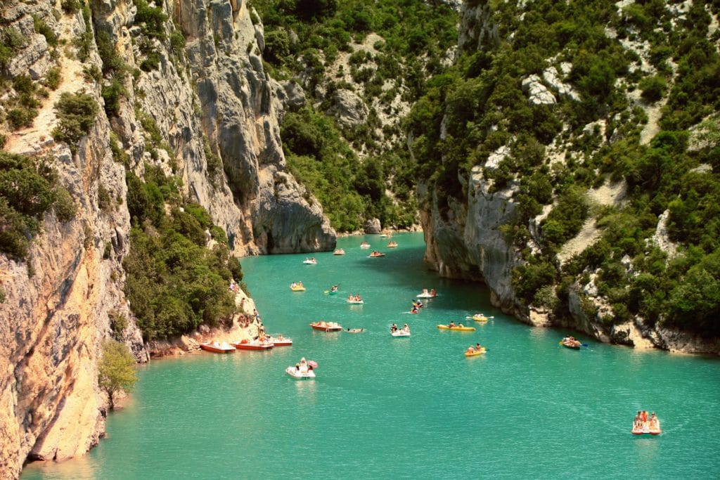 Kajakfahren in der Ardèche für den Sommerurlaub in Frankreich