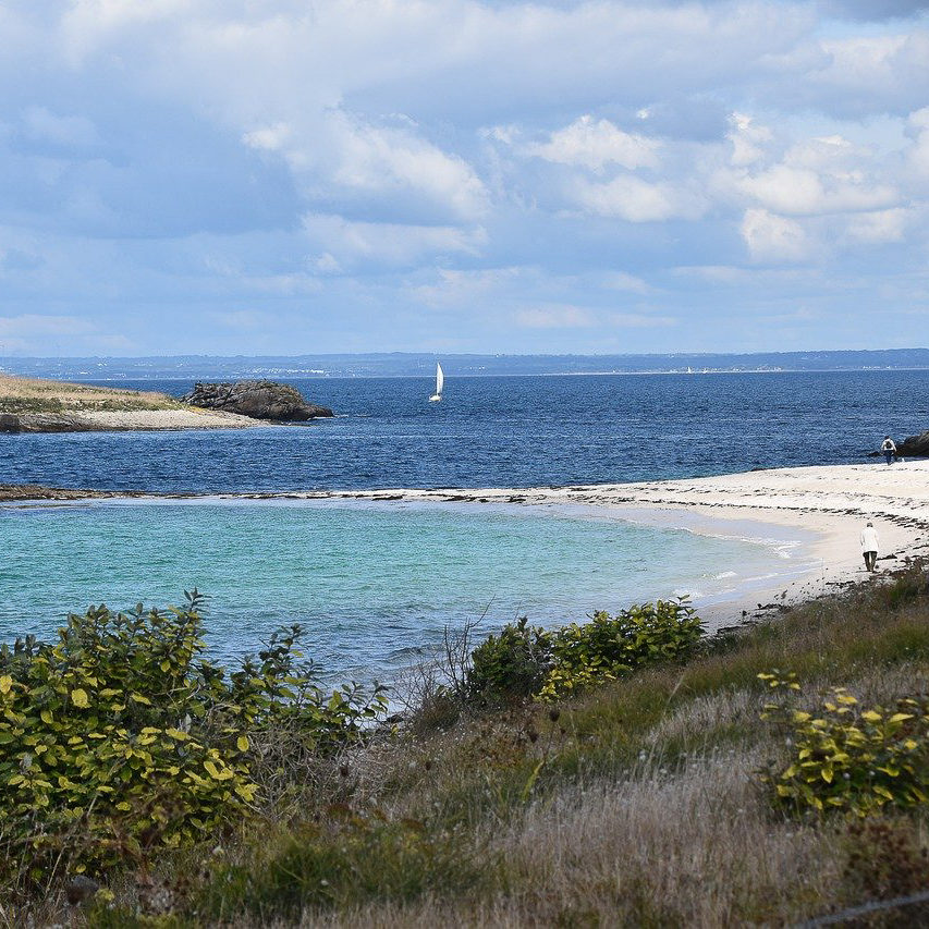 archipel des glenans plage bretagne