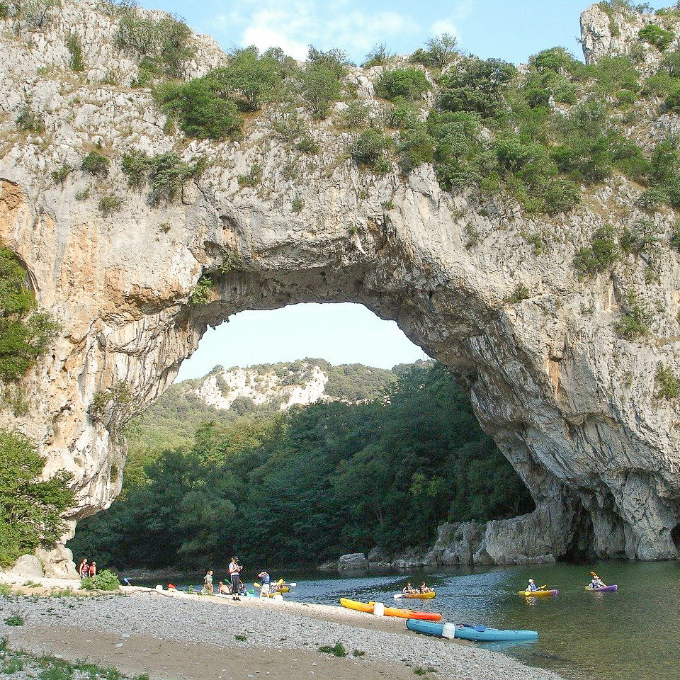 Ardèche-Schluchten mit dem Kajak