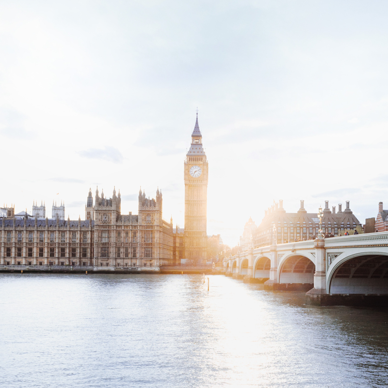 big ben seen from the thames