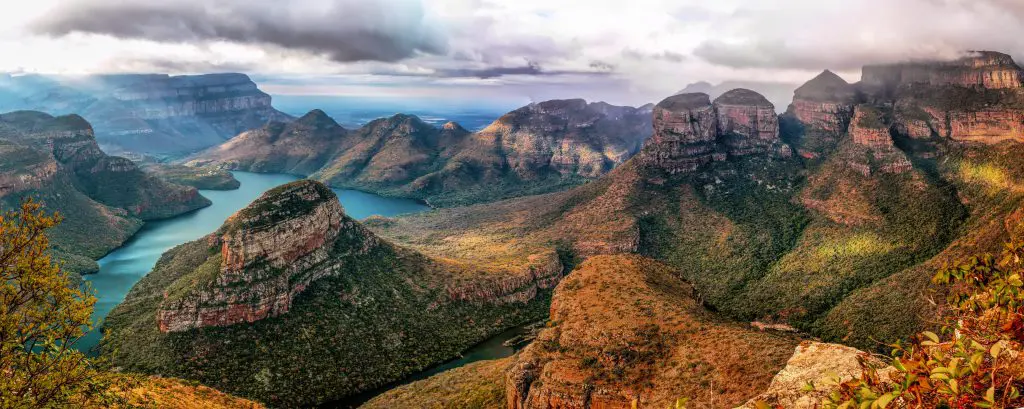 Panoramablick auf den Blyde River Canyon
