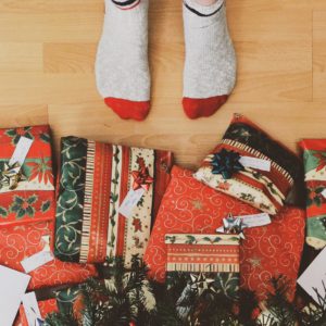 chaussettes sapin cadeau de noel homme