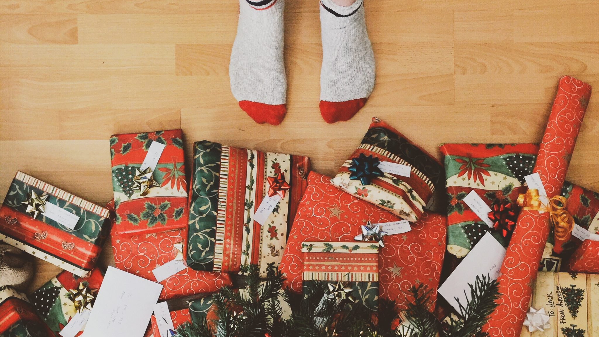 Weihnachtsbaumsocken für Männer