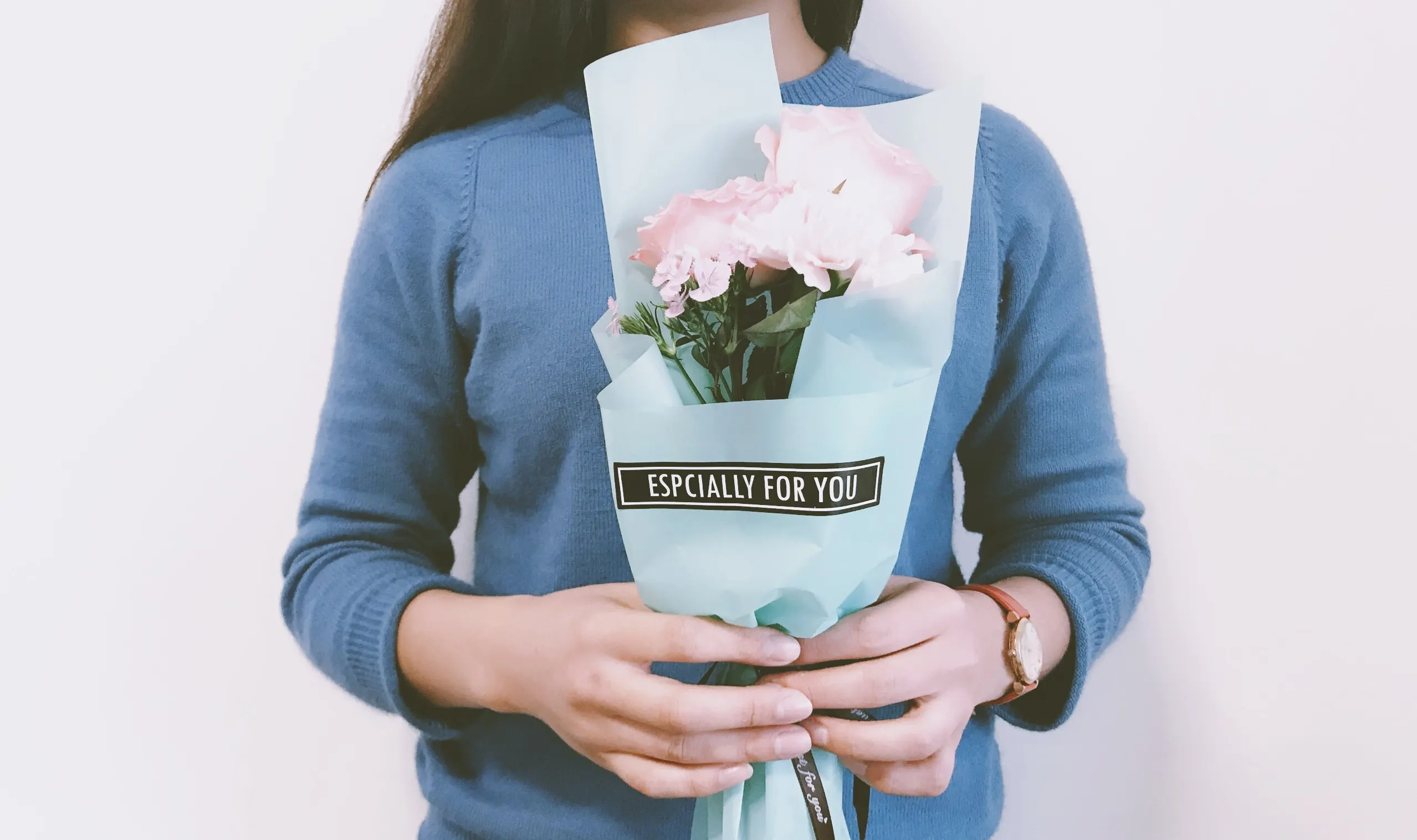 un bouquet comme cadeau de remerciements