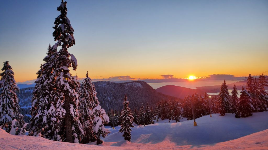 verschneite Landschaften Kanada