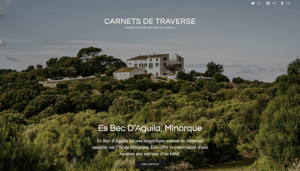 Heimat des Reiseblogs Carnets de Traverse