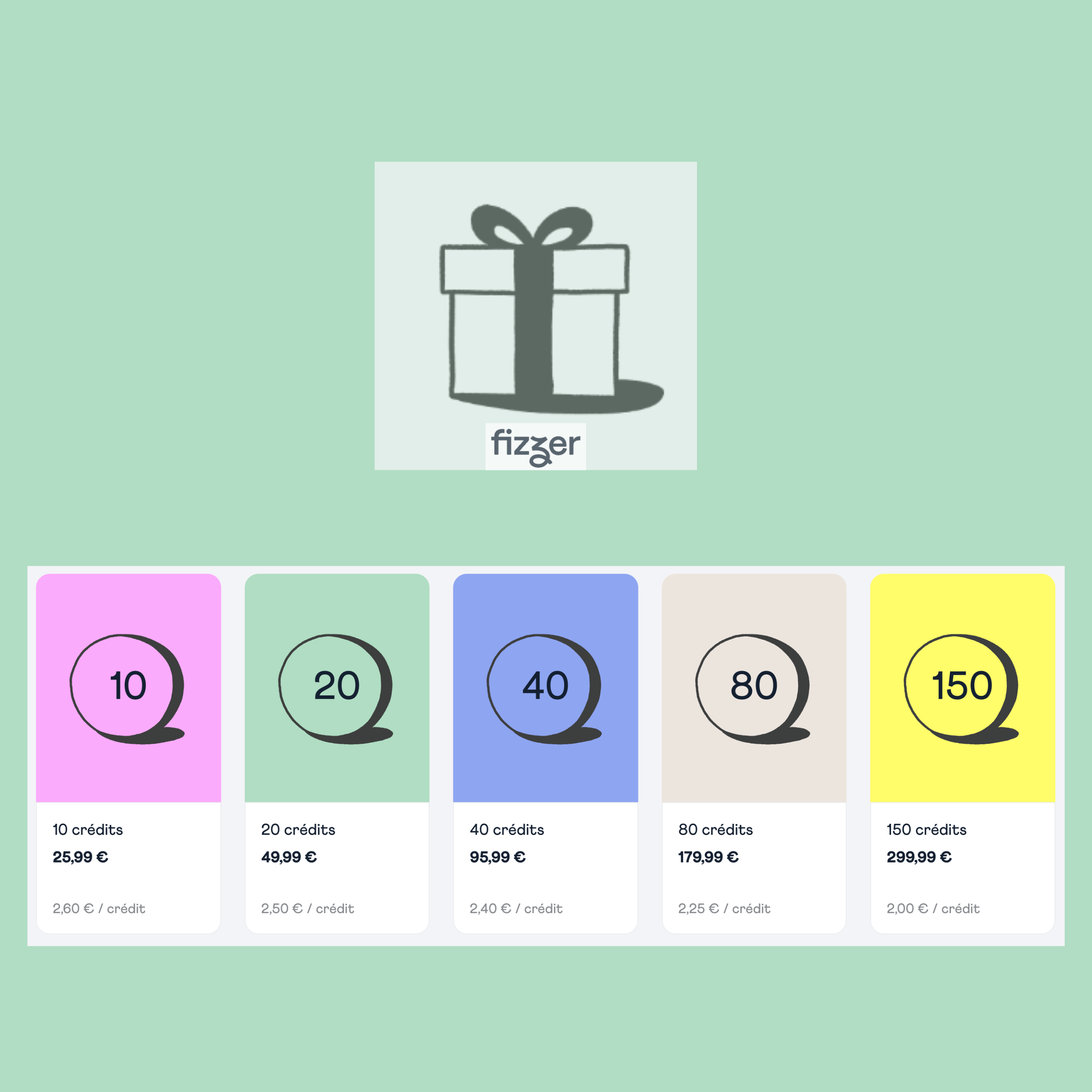 carte cadeau fizzer