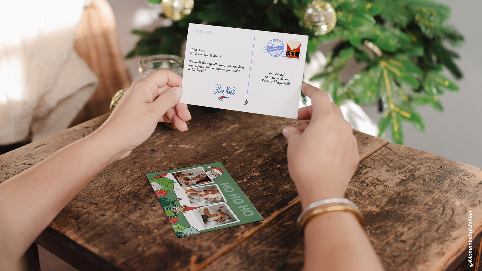 Carte-cadeau  pour n'importe quel montant dans une boîte cadeau  avec lettre du Père Noël : : Cartes-cadeaux