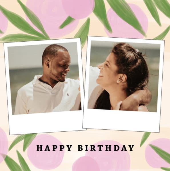 couple happy birthday card