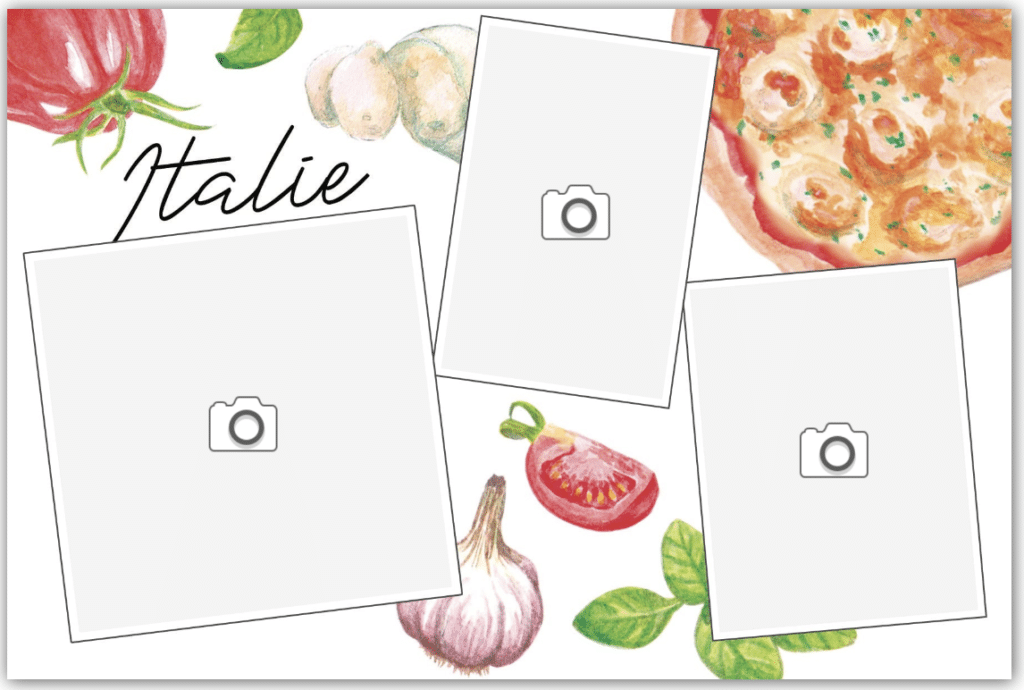 carte spécialités culinaires italiennes