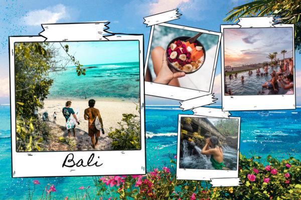 Karte von Bali, Indonesien