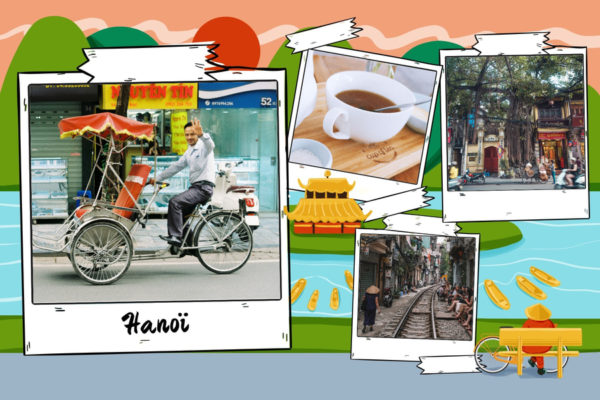 carte postale hanoi