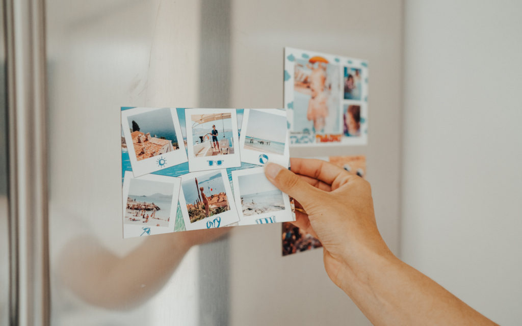 Personalisierte und magnetisierte Postkarte aus Marseille an der französischen Riviera