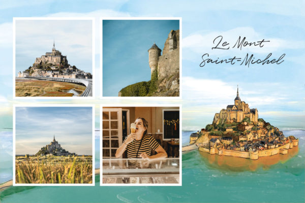 Carte du Mont-Saint-Michel Manche, Normandie