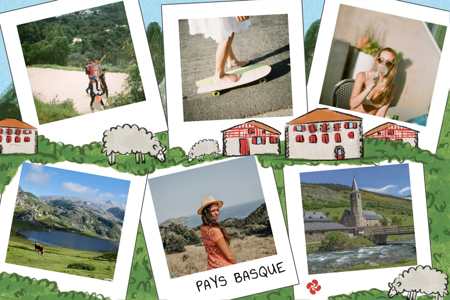 Carte Postale Et Bisous Sales Du Pays Basque Fizzer Carte Postale Et Bisous Sales Du Pays Basque Fizzer